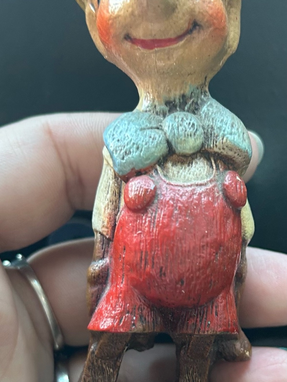 Vintage Pinocchio 5" Doll Figure Syroco Multi Prod 1940